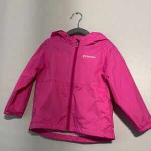 Columbia Girls 3T Pink Rain Coat